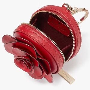 Kate Spade Red Flora 3D Coin Purse